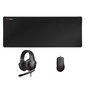 Mars Gaming MCPPRO Combo 3in1 Spēļu pele ar austiņām un paliktni RGB / 9800 DPI / USB 7.1 / 780x300mm cena un informācija | Peles | 220.lv