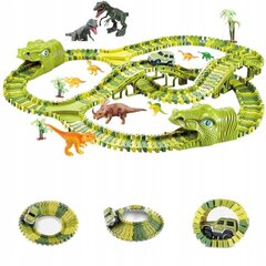 Гоночная трасса с аксессуарами Wild Dino, 240 д. цена и информация | Конструктор автомобилей игрушки для мальчиков | 220.lv