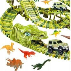 Dinozauru sacīkšu trase ar aksesuāriem Wild Dino, 240 d. cena un informācija | Rotaļlietas zēniem | 220.lv
