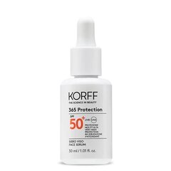 Солнцезащитный крем для лица Korff 365 Protection, SPF50, 30 мл цена и информация | Кремы от загара | 220.lv