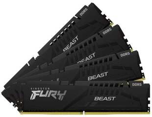 Kingston Fury Beast (KF552C40BBK4-128) cena un informācija | Operatīvā atmiņa (RAM) | 220.lv