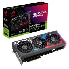 Asus ROG Strix GeForce RTX 4070 Ti Super (ROG-STRIX-RTX4070TIS-16G-GAMING) cena un informācija | Videokartes (GPU) | 220.lv