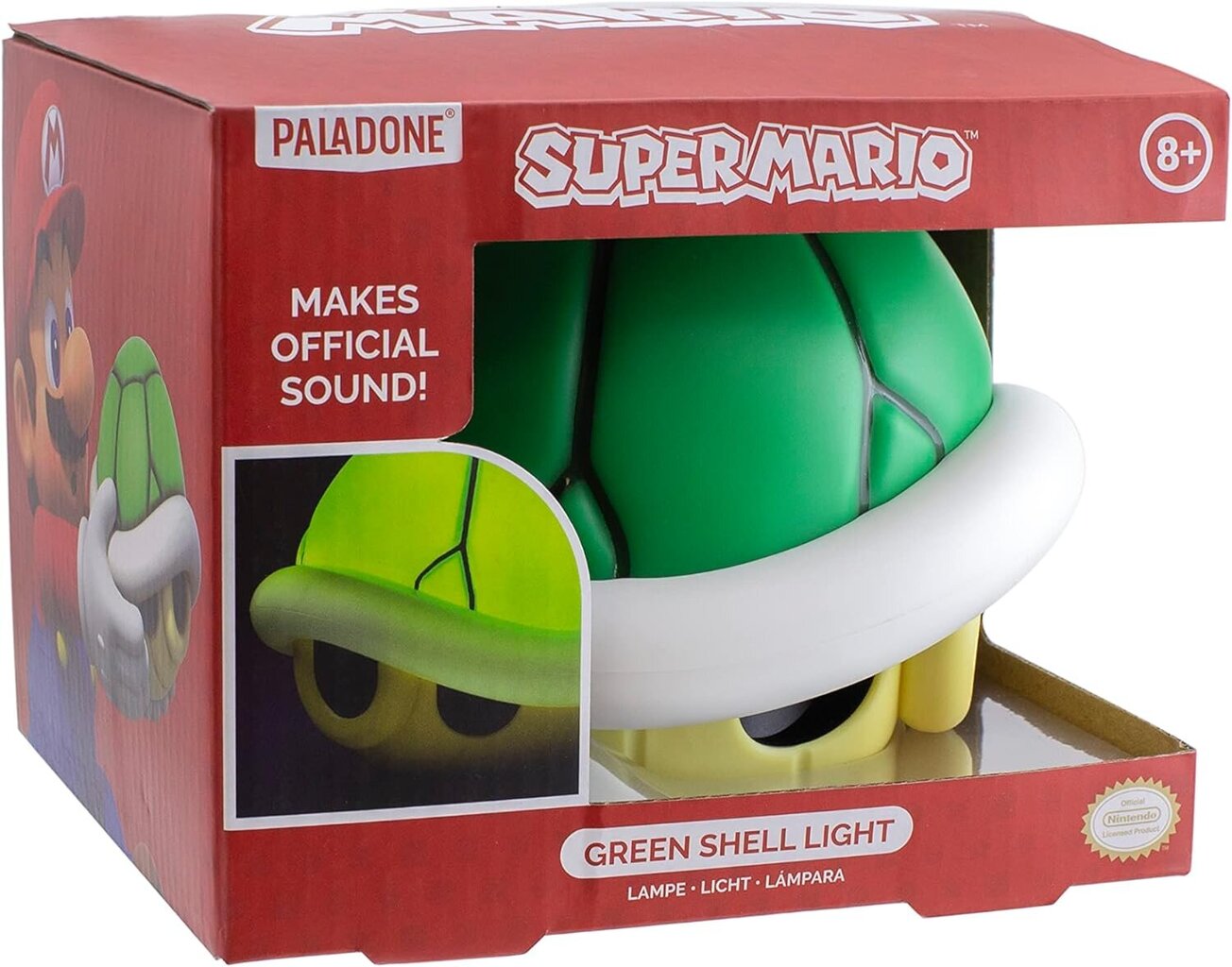 Nintendo Super Mario Green Shell Light Lamp cena un informācija | Datorspēļu suvenīri | 220.lv