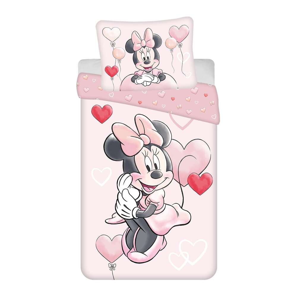 Bērnu gultasveļas komplekts Minnie Mouse, 140x200, 2 daļas цена и информация | Bērnu gultas veļa | 220.lv