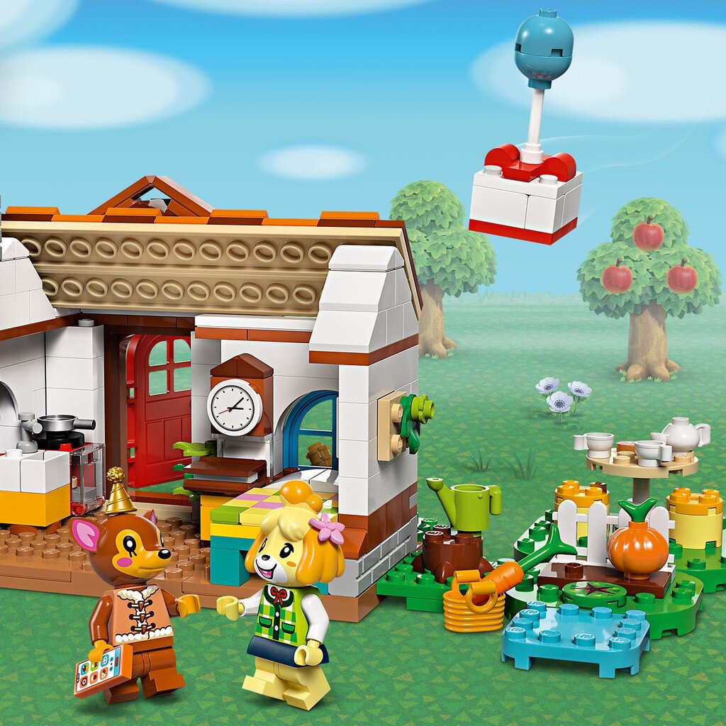77049 LEGO® Animal Crossing Isabelle mājas apciemojums cena un informācija | Konstruktori | 220.lv