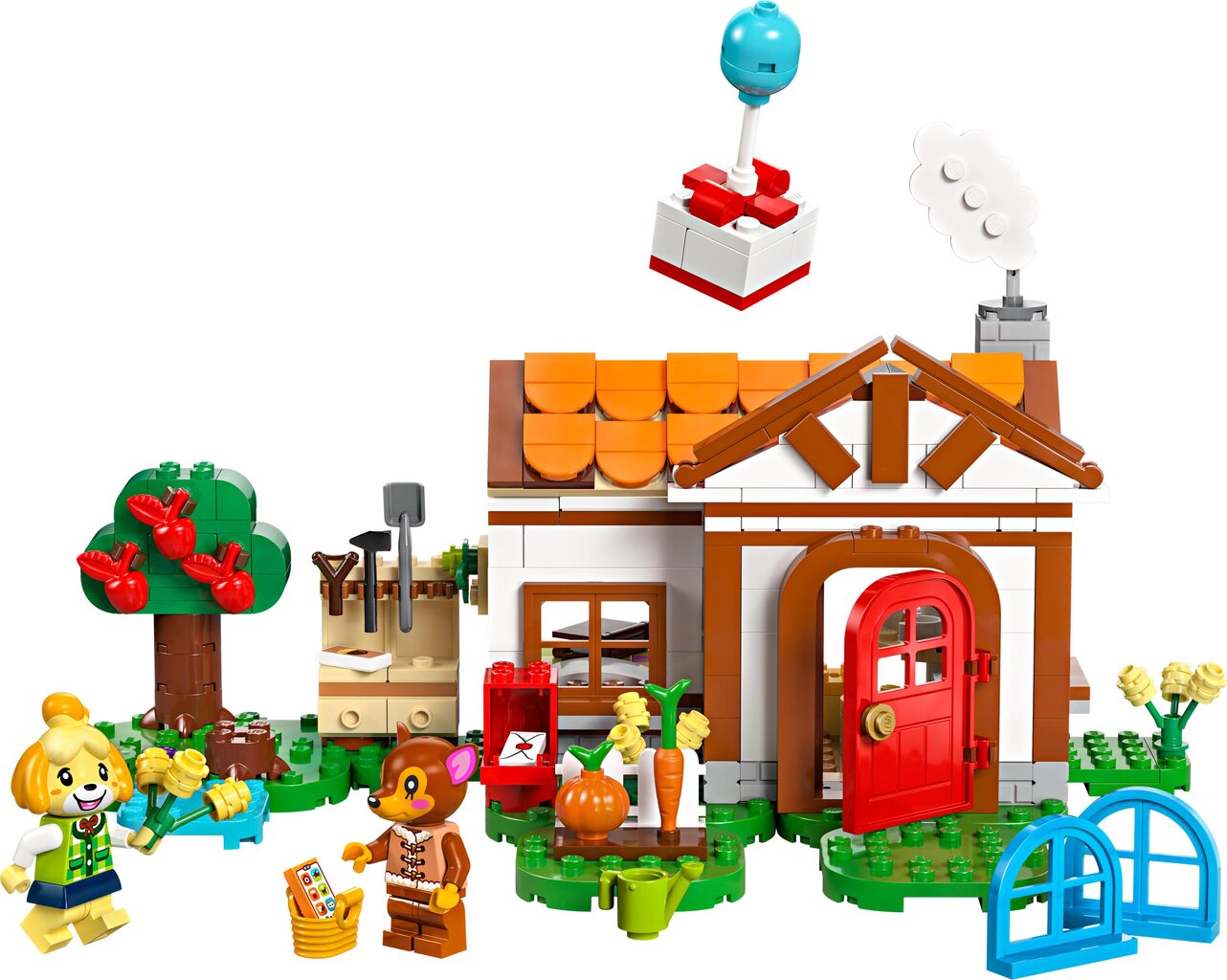 77049 LEGO® Animal Crossing Isabelle mājas apciemojums cena un informācija | Konstruktori | 220.lv