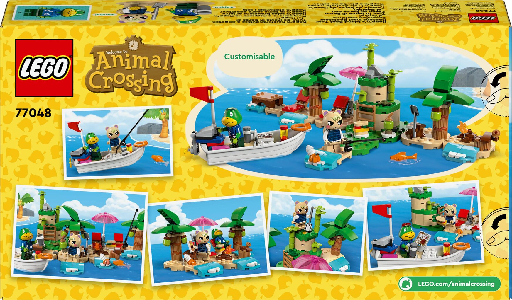 77048 LEGO® Animal Crossing Kapp'n salas brauciens ar laivu cena un informācija | Konstruktori | 220.lv
