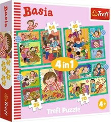 Puzle Trefl 4in1, Basijas piedzīvojumi, 207. d. cena un informācija | Puzles, 3D puzles | 220.lv