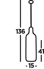 Searchlight подвесной светильник Pipette 46641-1AC цена и информация | Люстры | 220.lv