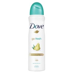 Dezodorants Dove Go Fresh Pear&Aloe sievietēm, 150 ml, 6 gab. cena un informācija | Dezodoranti | 220.lv