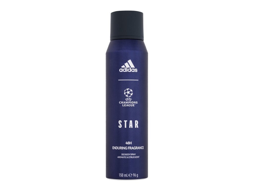 Izsmidzināms dezodorants Adidas UEFA vīriešiem, 150 ml cena un informācija | Dezodoranti | 220.lv