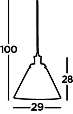 Searchlight piekaramais gaismeklis Pyramid 3228BK cena un informācija | Lustras | 220.lv