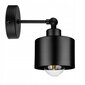 Led-lux sienas lampa, melna цена и информация | Sienas lampas | 220.lv