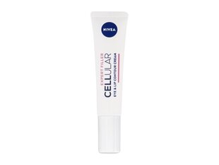 Acu un lūpu krēms Nivea Hyaluron Cellular Expert Filler Eyes & Lips Contour Cream, 15 ml cena un informācija | Acu krēmi, serumi | 220.lv