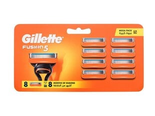 Skūšanās galviņas Gillette Fusion5, 8 gab. cena un informācija | Skūšanās piederumi, kosmētika | 220.lv