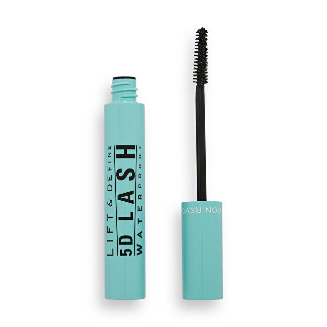 Ūdensizturīga skropstu tuša Makeup Revolution 5d Lash Waterproof Mascara Super Black, 14 ml цена и информация | Acu ēnas, skropstu tušas, zīmuļi, serumi | 220.lv