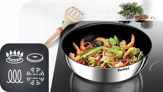 Tefal L897S374 pannu komplekts sudraba krāsā cena un informācija | Pannas | 220.lv