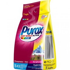 Veļas pulveris Purox color, krāsainiem audumiem, 3 kg цена и информация | Средства для стирки | 220.lv