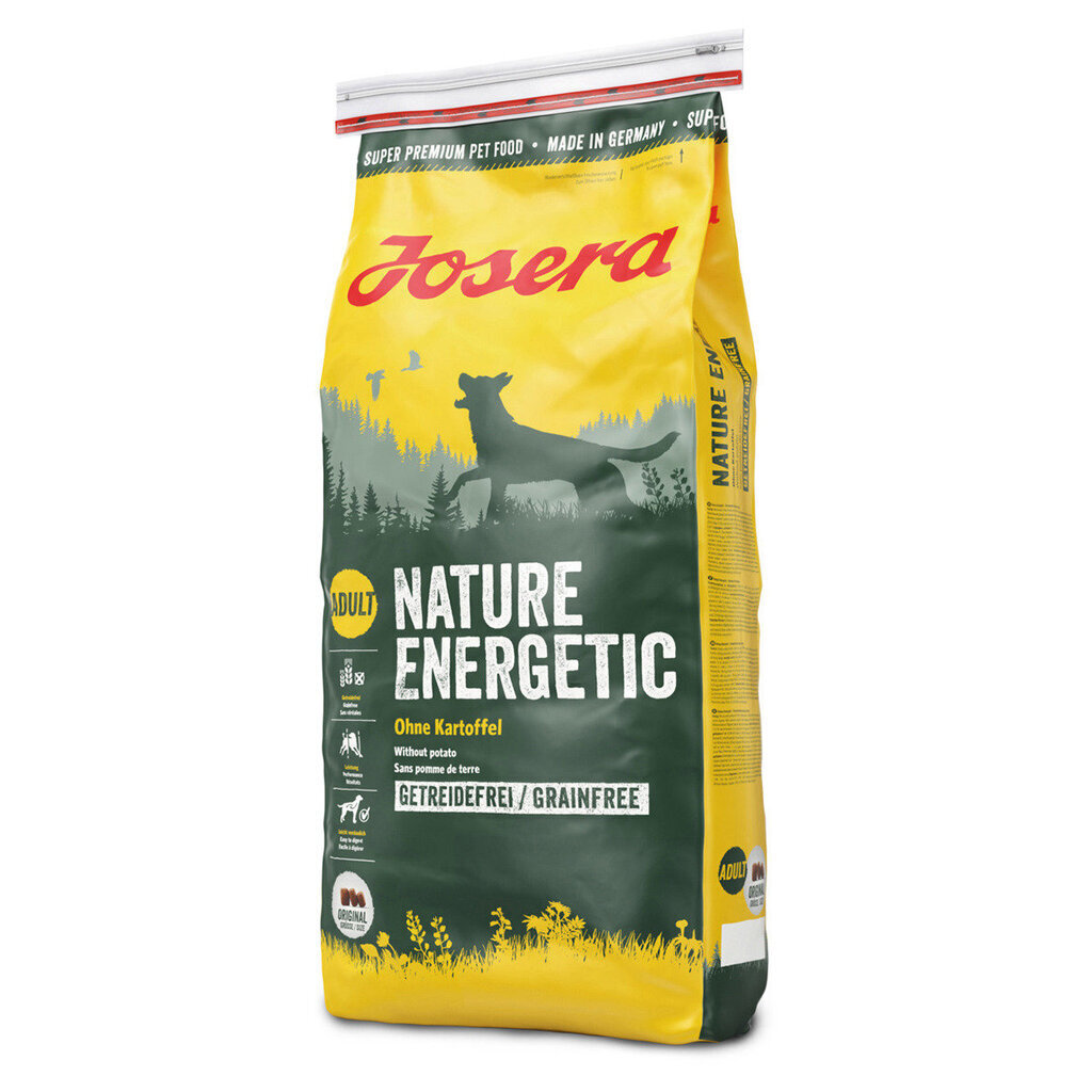 Josera aktīviem suņiem Nature Energetic, 12,5 kg цена и информация | Sausā barība suņiem | 220.lv