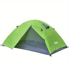 Палатка двухъярусная двухместная, зеленая цена и информация | Палатки | 220.lv