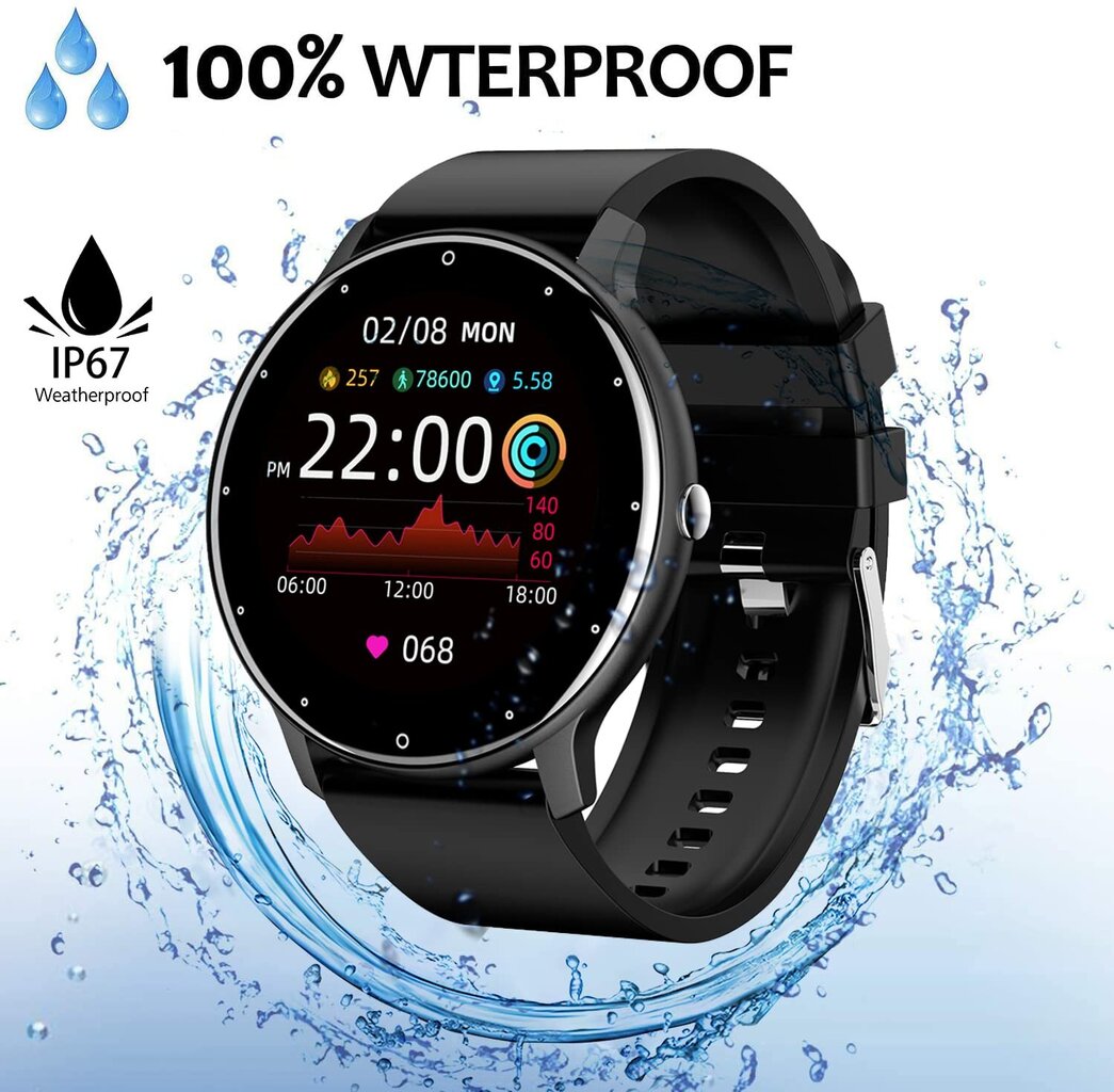 Carbonpro ZL02D Black цена и информация | Viedpulksteņi (smartwatch) | 220.lv