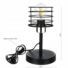 Led-lux galda lampa, melna + hroma cena un informācija | Galda lampas | 220.lv