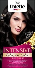 Краска для волос Palette Poly Intense Oil Care Color, 900 Black, 187 г цена и информация | Краска для волос | 220.lv