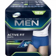 Мужские трусы от недержания Tena Men Pants Plus S/M, 9 шт цена и информация | Подгузники, прокладки, одноразовые пеленки для взрослых | 220.lv