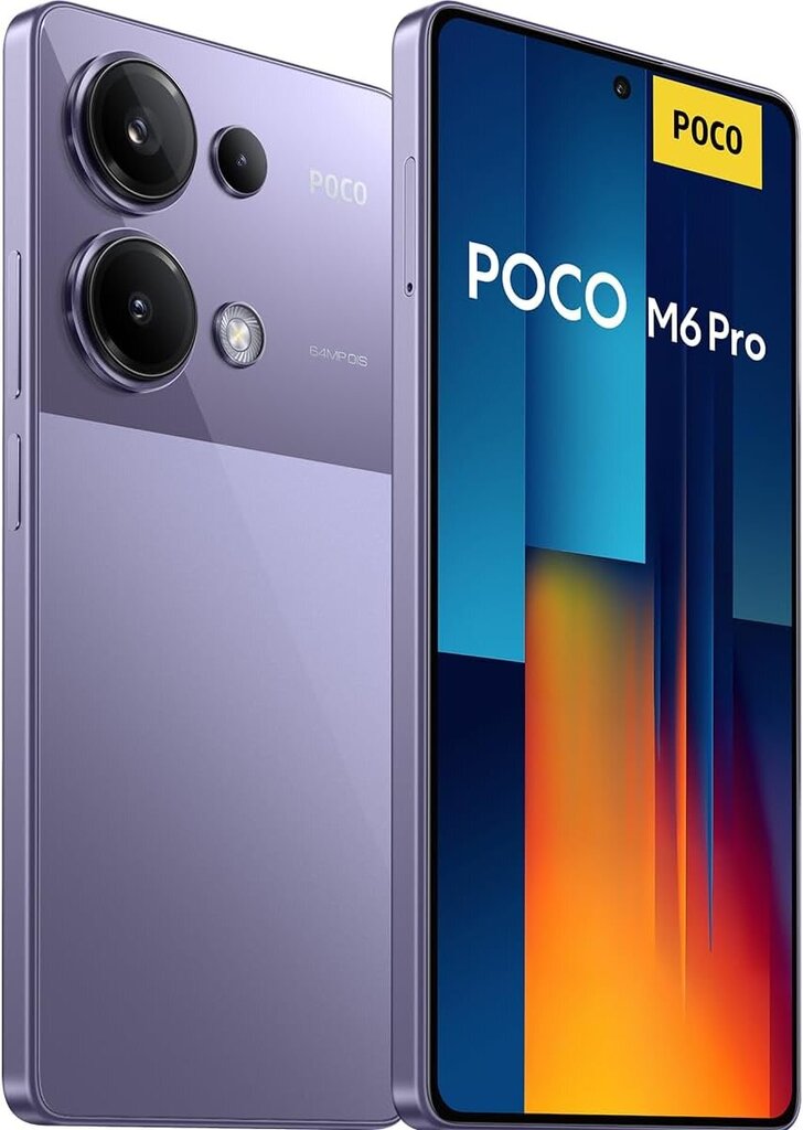 Xiaomi Poco M6 Pro 8/256GB Purple cena un informācija | Mobilie telefoni | 220.lv