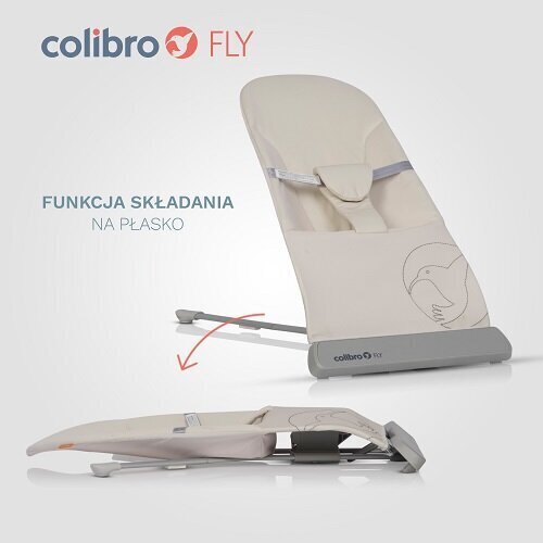 Šūpuļkrēsliņš Colibro Fly, beige cena un informācija | Bērnu šūpuļkrēsliņi | 220.lv