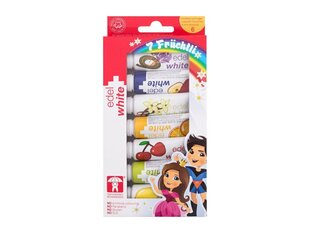 Bērnu zobu pastas komplekts Edel+White For Kids, 7 gab. cena un informācija | Zobu pastas, birstes | 220.lv