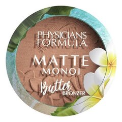 Bronzeris Physicians Formula Bronzing powder Matte Monoi, Matte Bronzer, 9 g cena un informācija | Bronzeri, vaigu sārtumi | 220.lv