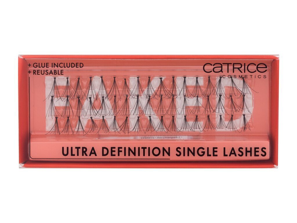 Pielīmējamas mākslīgās skropstas Catrice Individual False Eyelashes Faked Ultra Definition, 51 gab. cena un informācija | Mākslīgās skropstas, skropstu atliecēji | 220.lv