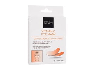 Acu zonas maskas Gabriella Salvete Vitamin C Eye Mask, 5 gab. cena un informācija | Sejas maskas, acu maskas | 220.lv