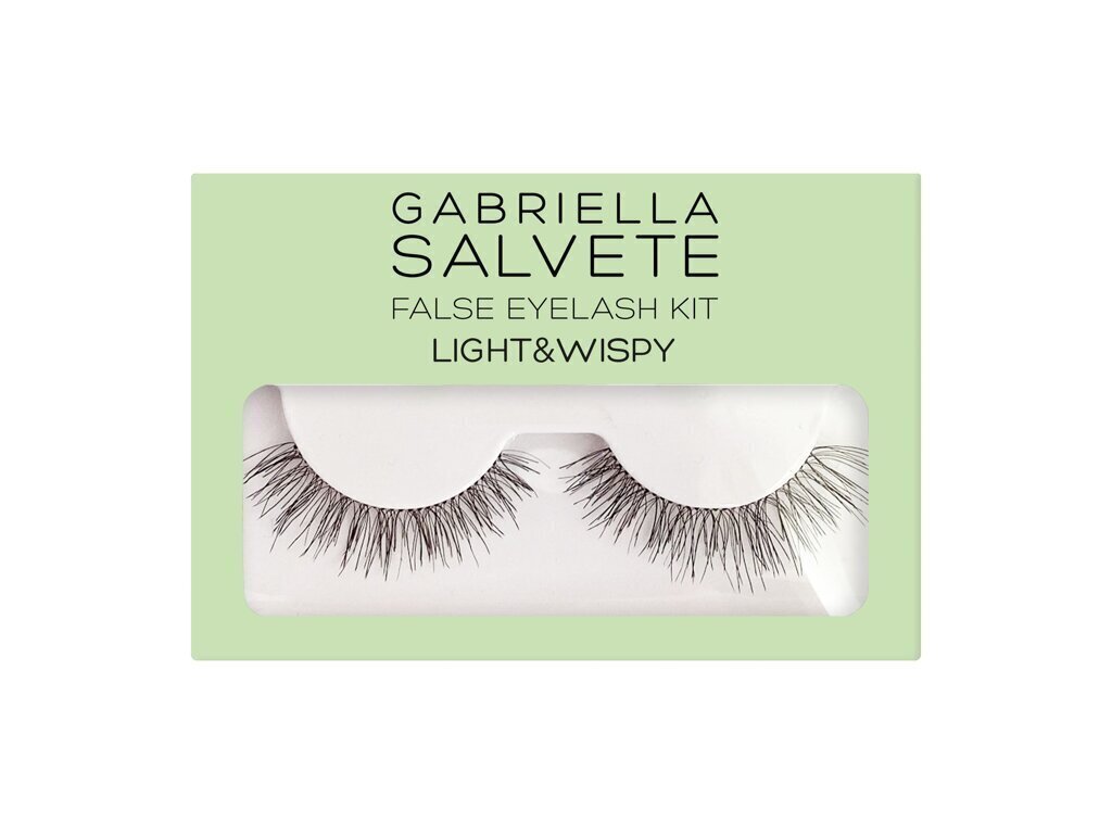 Pielīmējamās skropstas Gabriella Salvete False Eyelash Kit Bold, Light &amp; Wispy, 1 gab. цена и информация | Mākslīgās skropstas, skropstu atliecēji | 220.lv