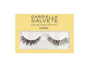 Pielīmējamās skropstas Gabriella Salvete False Eyelash Kit, Iconic, 1 gab. cena un informācija | Mākslīgās skropstas, skropstu atliecēji | 220.lv