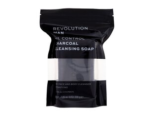 Ziepes Revolution Man Charcoal Solid vīriešiem, 200 g cena un informācija | Ziepes | 220.lv