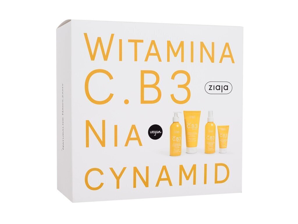 Vitamīna C.B3 niacinamīda kosmētikas komplekts Ziaja sievietēm cena un informācija | Sejas krēmi | 220.lv