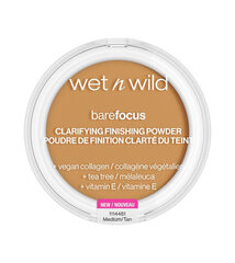 Grimu fiksējošs pūderis Wet N Wild Bare Focus Mattifying Finishing Powder - Medium/Tan, 6 g cena un informācija | Grima bāzes, tonālie krēmi, pūderi | 220.lv