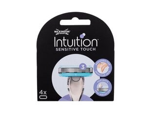 Wilkinson Intuition Sensitive Touch skuvekļa galviņas sievietēm, 4 gab. cena un informācija | Skūšanās piederumi, kosmētika | 220.lv