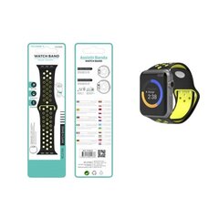 Techancy watch band, black/yellow цена и информация | Аксессуары для смарт-часов и браслетов | 220.lv