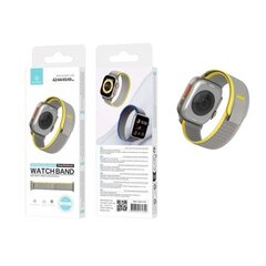 Techancy watch band, grey / yellow цена и информация | Аксессуары для смарт-часов и браслетов | 220.lv