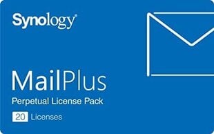 Synology MailPlus 20 Licenses cena un informācija | Operētājsistēmas | 220.lv
