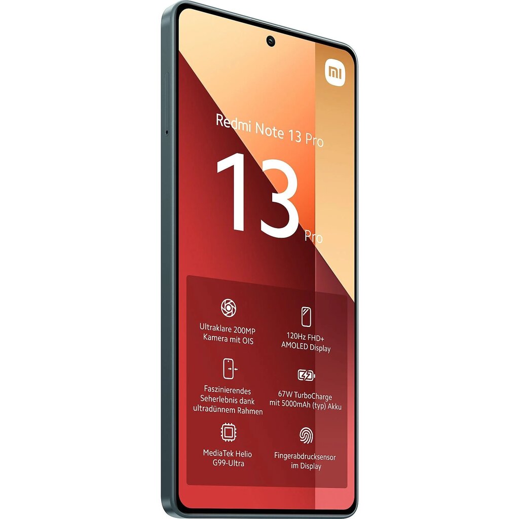 Xiaomi Redmi Note 13 Pro 8/256GB 4G DS Dual-Sim Forest Green cena un informācija | Mobilie telefoni | 220.lv