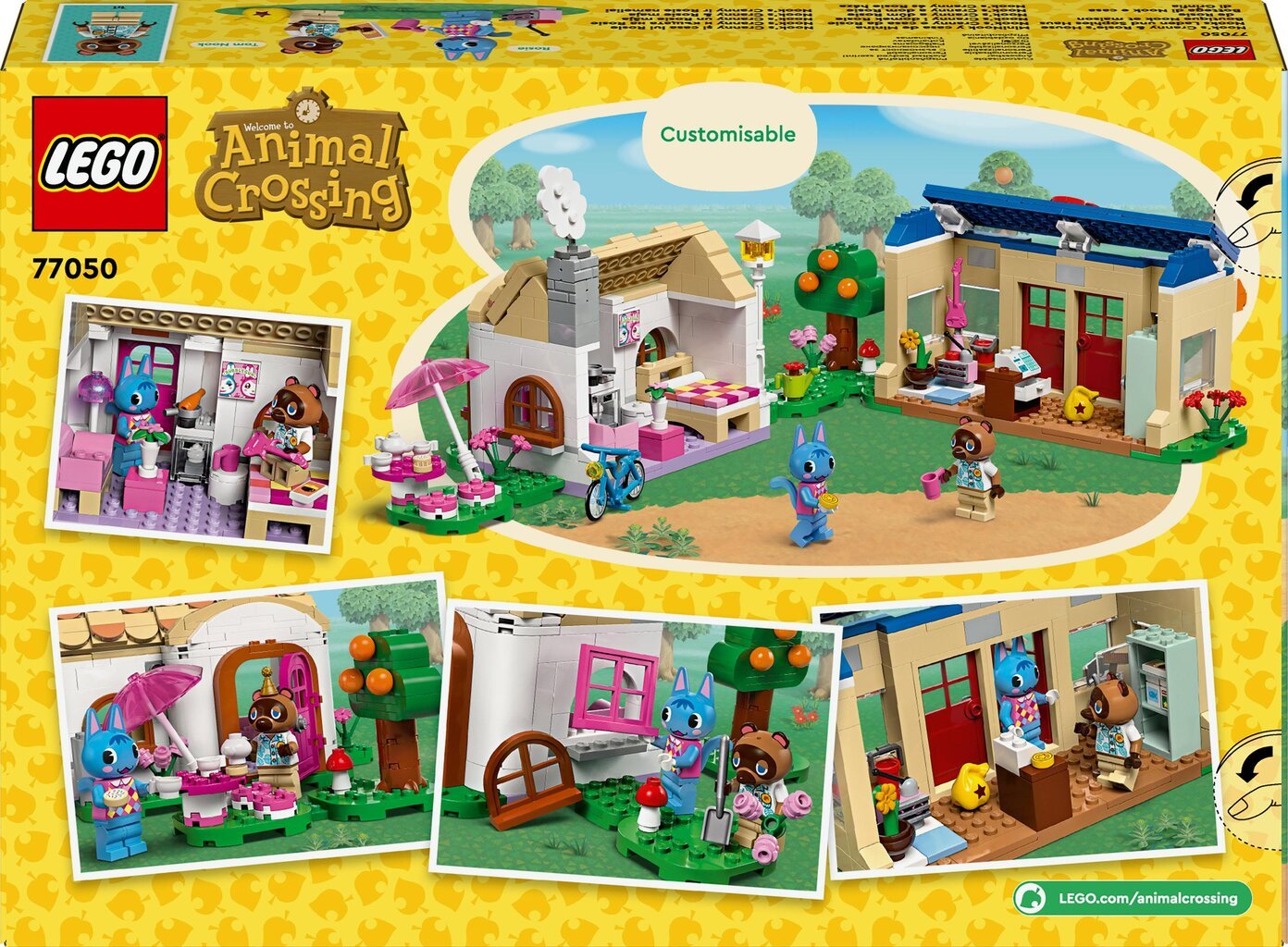 77050 LEGO® Animal Crossing Nook's Cranny un Rosie mājiņa cena un informācija | Konstruktori | 220.lv