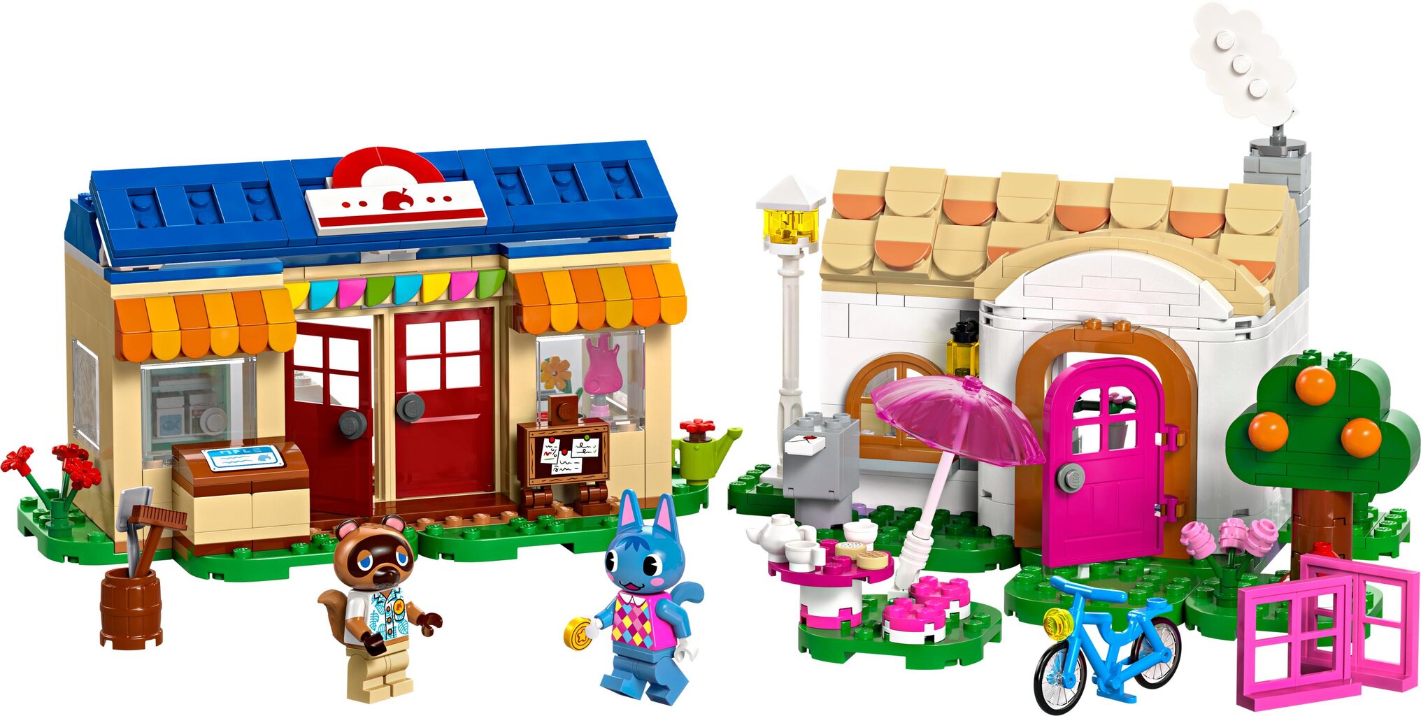 77050 LEGO® Animal Crossing Nook's Cranny un Rosie mājiņa cena un informācija | Konstruktori | 220.lv