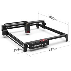 Станок для лазерной гравировки и резки Mecpow X5 22W цена и информация | Пилы, циркулярные станки | 220.lv