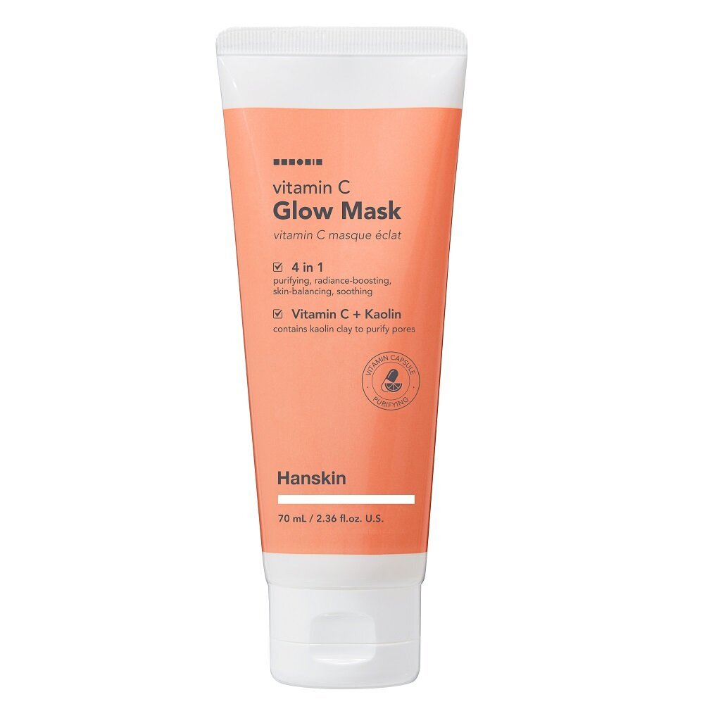 Sejas maska ​​ar C vitamīnu Hanskin Vitamin C Glow Mask, 70ml cena un informācija | Sejas maskas, acu maskas | 220.lv