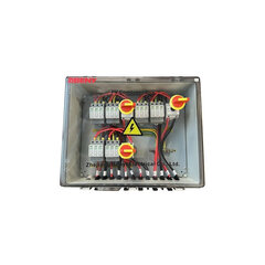 PV atvienošanas panelis, DC 6in-6out, ārējais cena un informācija | Elektrības slēdži, rozetes | 220.lv