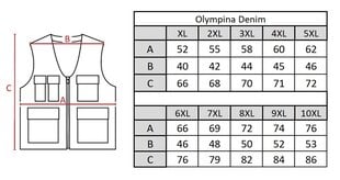 Veste vīriešiem Olympina, zila cena un informācija | Vīriešu vestes | 220.lv